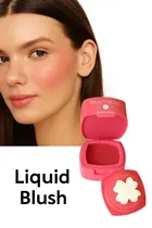 Air Cushion Liquid Blusher WIth Flower Shaped Applicator 