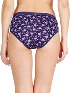 Cotton Blend Printed Briefs for Women, Pack of 2 