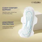 वेलोरा ड्राई फील ट्राइफोल्ड सेनेटरी पैड्स 