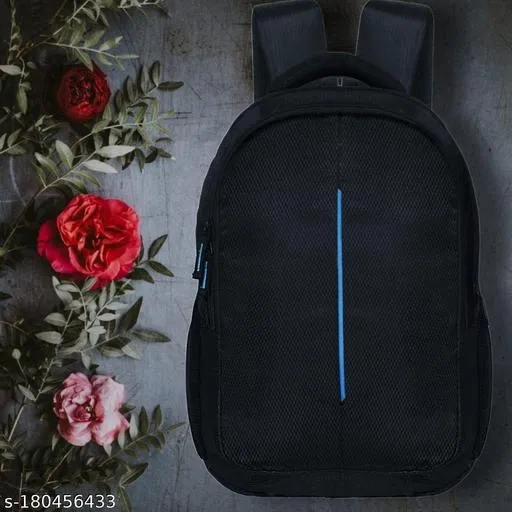 Rubber Backpack for Men & Women, Black