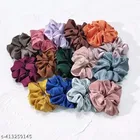 Stylish Fabric Scrunchies for Women 