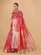 Jacquard Zari Woven Saree for Women 