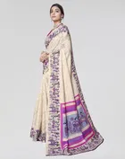 Art Silk Printed Saree for Women 