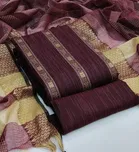 Jacquard Unstitched Dress Material for Women 