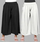Palazzos for Women, Pack of 2 