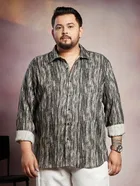 Slik Full Sleeves Shirt for Men (Multicolor, S)