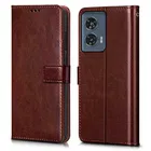 Artificial Leather Mobile Flip Cover for Moto G96 / Moto G85 / 50 Fusion 