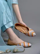Shoetopia Solid Synthetic Pointed Toe Ballerinas 