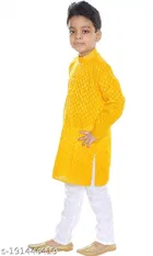 Cotton Blend Kurta with Pajama for Boys 