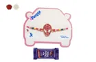 Alloy Rakhi with Chocolate 