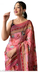 Linen Saree for Women 