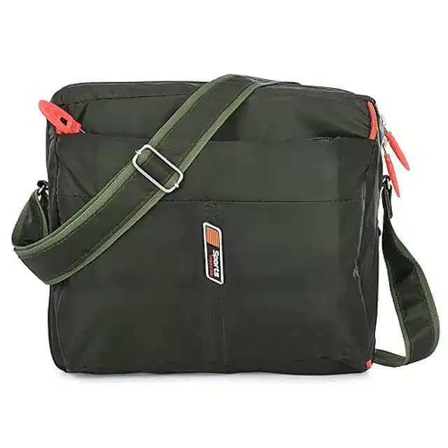 Sling Bag for Men & Women (Green, S)