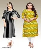 Crepe Kurtis for Women 