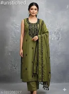 Vichitra Silk Punjabi/All Over Suits for Women 