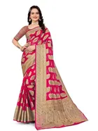 Organza Zari Woven Saree for Women 