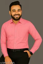 Cotton Blend Solid Shirts for Men, Multicolor 