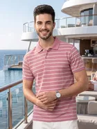 Striped Polo T-shirt for Men 