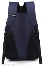 Polyester Backpack for Men & Women, Black