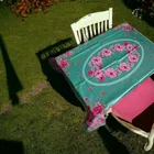 PVC Printed 4 Seaters Table Cover 