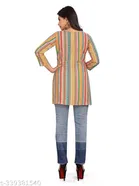 Poly Rayon Printed Kurti for Women 