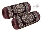 Jute Printed Bolster Covers 