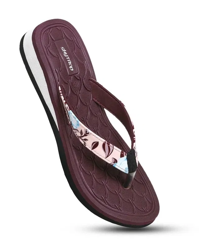Kagi Slippers For Women (Brown, 5)