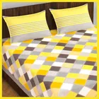 Double Bedsheet with 2 Pillow Covers 