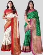 Art Silk Printed Saree for Women 