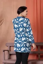 Polyester Printed Short Kurti for Women 