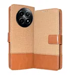 Artificial Leather Flip Cover For Realme Rmx3999 / 12 5G /C65 