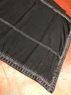 Zamato Solid Saree For Women, Black