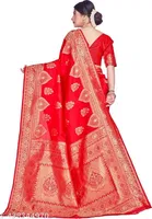 Banarasi Silk Zari Woven Saree for Women 