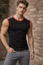 Cotton Jym Vest for Men, Multicolour, Pack of 2 