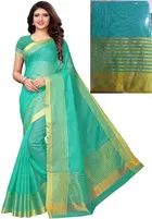 कनूड़ा प्रिंट्स फैंसी विमेंस नेट प्रिंटेड साड़ी 