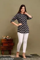 Cottonthree Quarter Sleeves Top for Women 