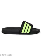 Sliders for Men, Green & Black 