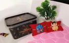 Synthetic 2 Pcs Rakhi with Chocolate 