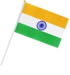 Handy Plastic Tricolor Flags - Set of 5