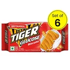 Britannia Tiger Glucose Biscuits 6X49.8 g (Set Of 6)