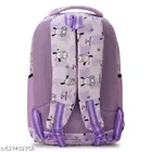 Polyester Backpack Bag, Purple