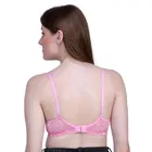 Cotton Blend Solid Push Up Bra for Women 