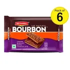ब्रिटानिया बोरबॉन चॉकलेट क्रीम बिस्किट्स 6X60 g 
