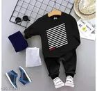 Hosiery Cotton Full Sleeves T-Shirt with Pant Clothing Set for Kids 