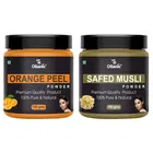 Natural Orange Peel & Safed Musli Powder for Skin & Hair 