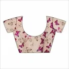 SVB साड़ी प्रिंटेड कलमकारी कॉटन ब्लेंड साड़ी 