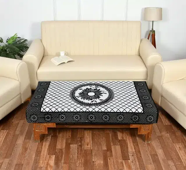 Polycotton Table Covers (Black, 40x60 Inches)