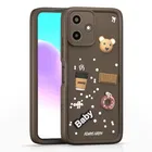Rubber Mobile Back Cover for REDMI 12 5G 