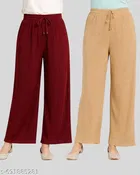 Palazzos for Women, Pack of 2 