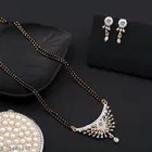 Alloy Mangalsutra with Earrings for Women 