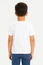 Round Neck Krishan Ji Print T-Shirt for Boys 